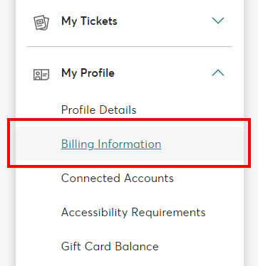 Billing Information in Navigation panel LN.png